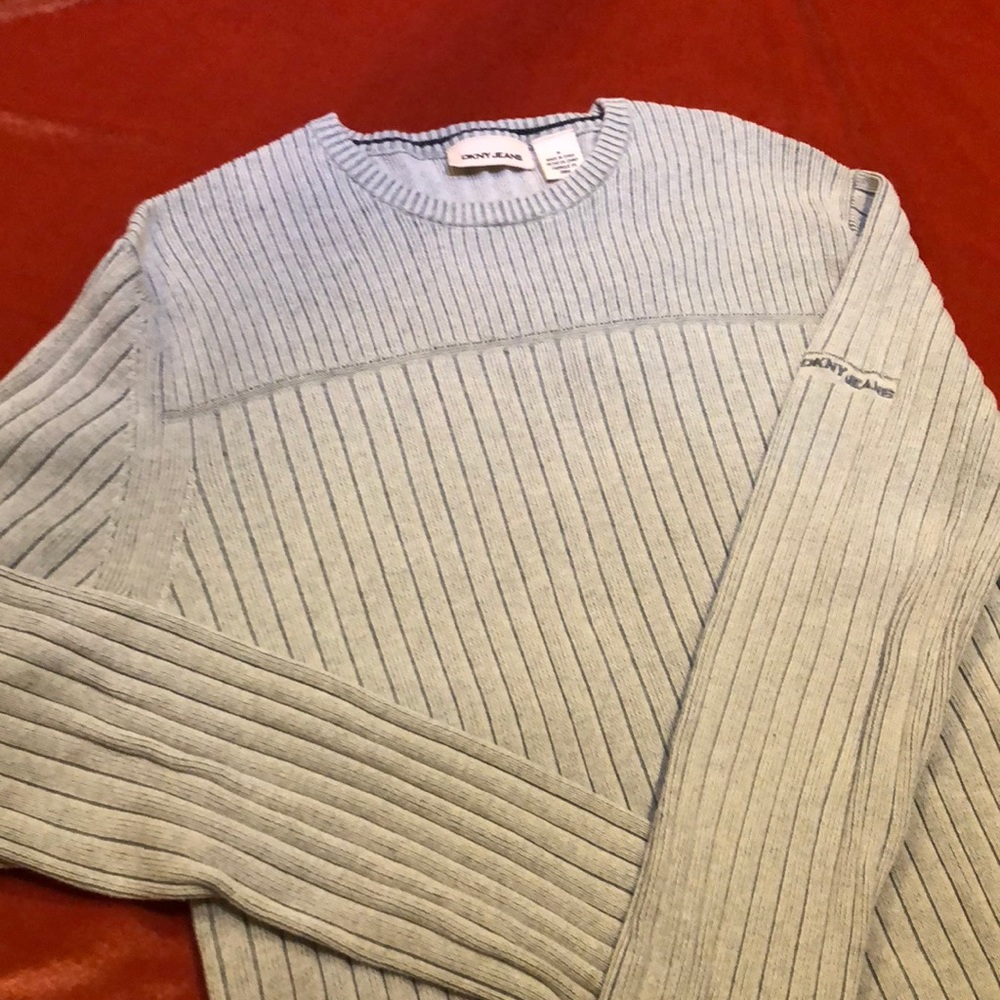 Men’s DKNY Jeans crewneck light grey sweater